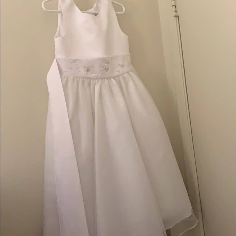 White Girls Dress, Flower Girls, Easter, etc